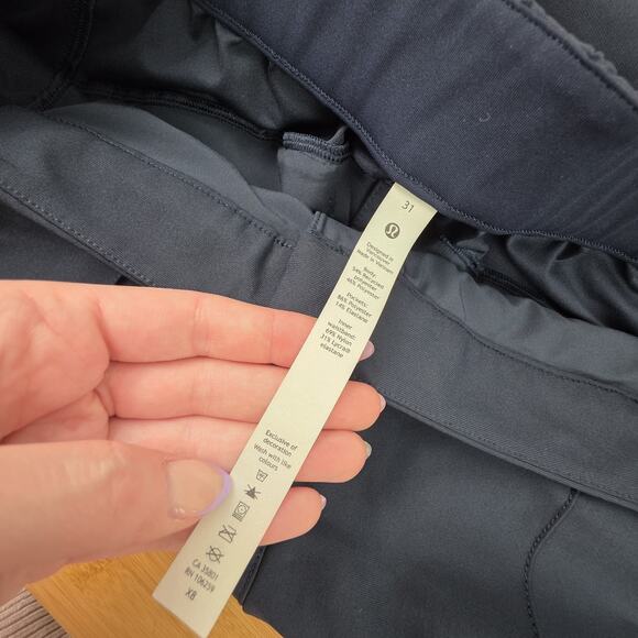 Lululemon Warpstreme High-Rise 7/8 Jogger Navy Blue Basic Womens Size 31 W5EAOS - Picture 4 of 6